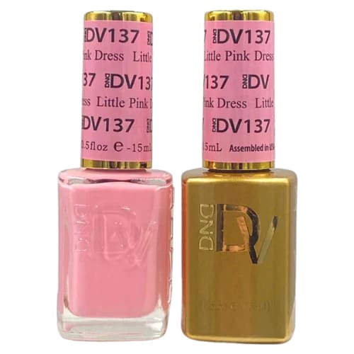 DIVA Matching Duo - 137 Little Pink Dress OceanNailSupply
