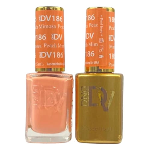 DIVA Matching Duo - 186 Peach Mimosa - OceanNailSupply