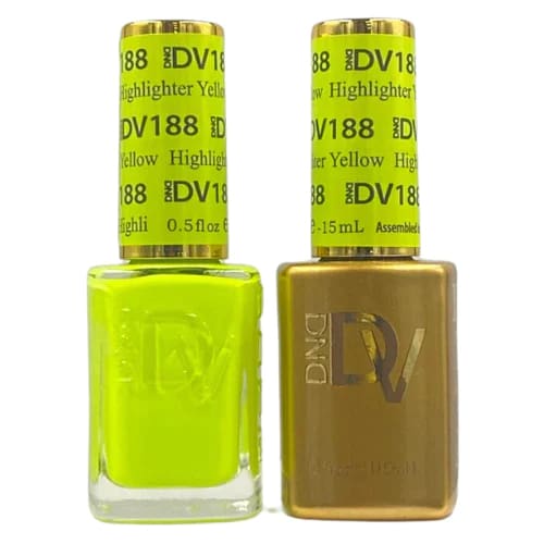DIVA Matching Duo - 188 Highlighter Yellow - OceanNailSupply