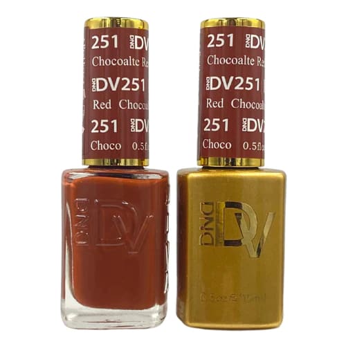 DIVA Matching Duo - 251 Chocolate Red OceanNailSupply