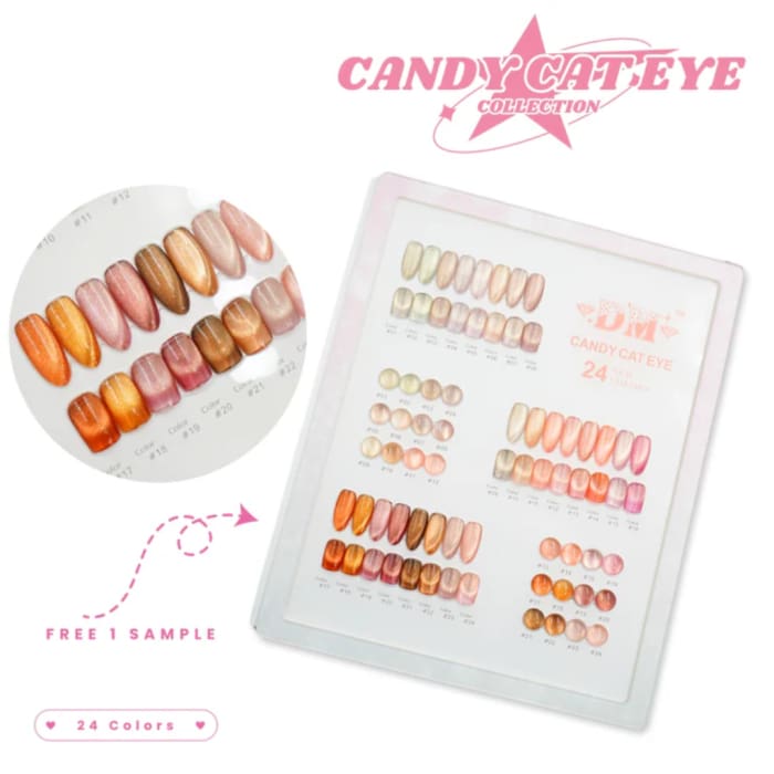 DM Candy Cat Eye Collection - #01 - #24 - OceanNailSupply