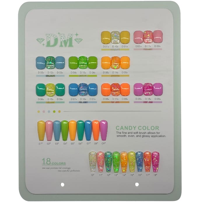 DM Candy Collection #01 - #18 — OceanNailSupply
