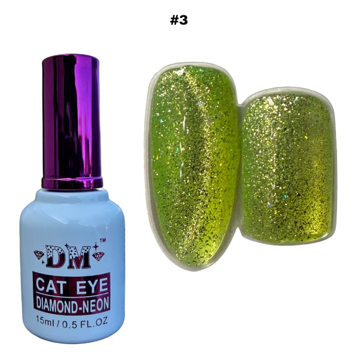 DM Diamond Neon Cat Eye - #3 - OceanNailSupply