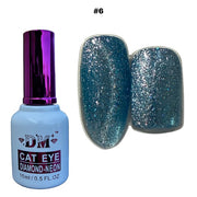 DM Diamond Neon Cat Eye - #6 - OceanNailSupply