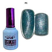 DM Diamond Neon Cat Eye Collection - #01 - #24 - OceanNailSupply