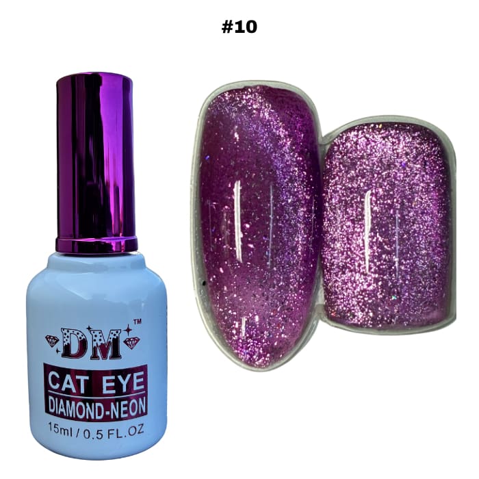 DM Diamond Neon Cat Eye Collection - #01 - #24 - OceanNailSupply