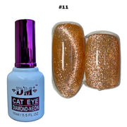 DM Diamond Neon Cat Eye Collection - #01 - #24 - OceanNailSupply