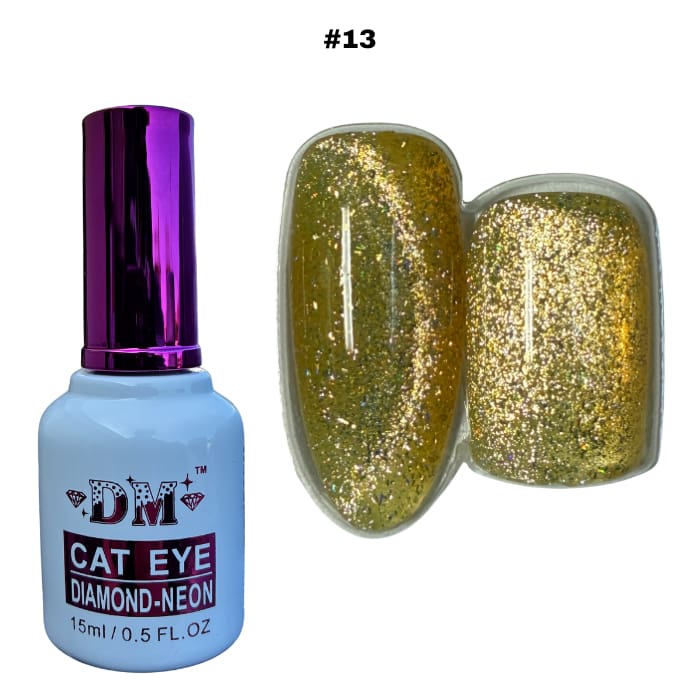 DM Diamond Neon Cat Eye Collection - #01 - #24 - OceanNailSupply