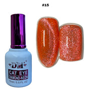 DM Diamond Neon Cat Eye Collection - #01 - #24 - OceanNailSupply