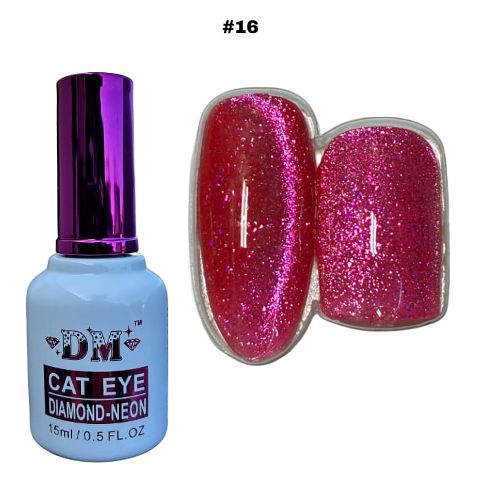 DM Diamond Neon Cat Eye Collection - #01 - #24 - OceanNailSupply