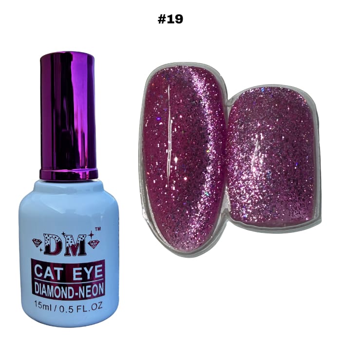 DM Diamond Neon Cat Eye Collection - #01 - #24 - OceanNailSupply