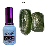 DM Diamond Neon Cat Eye Collection - #01 - #24 - OceanNailSupply