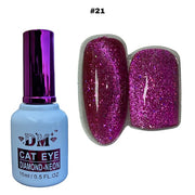 DM Diamond Neon Cat Eye Collection - #01 - #24 - OceanNailSupply