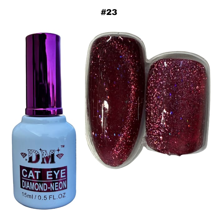 DM Diamond Neon Cat Eye Collection - #01 - #24 - OceanNailSupply