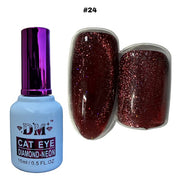 DM Diamond Neon Cat Eye Collection - #01 - #24 - OceanNailSupply
