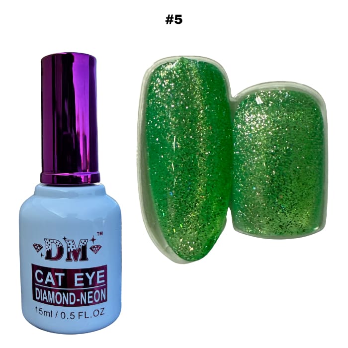 DM Diamond Neon Cat Eye Collection - #01 - #24 - OceanNailSupply