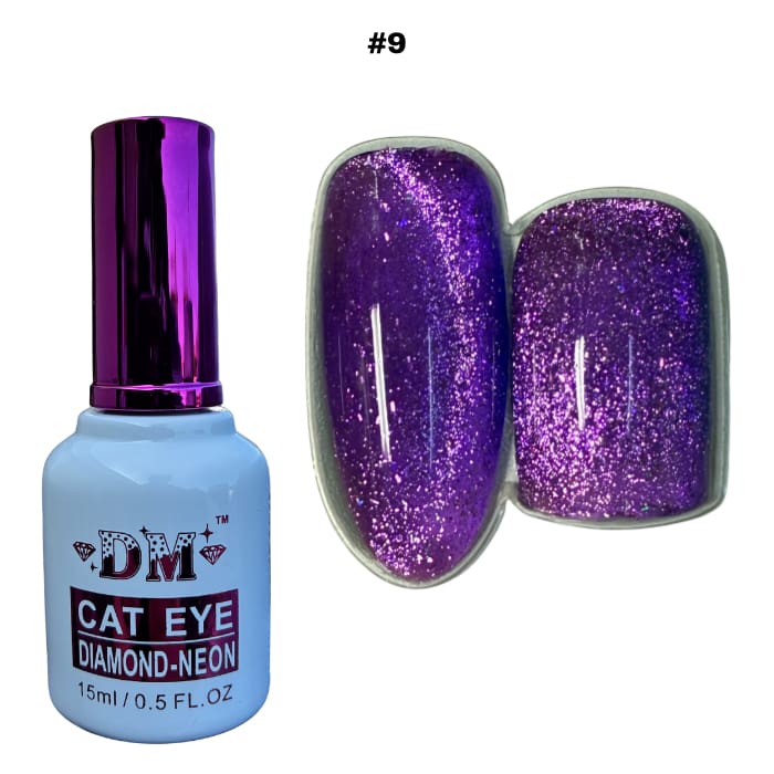 DM Diamond Neon Cat Eye Collection - #01 - #24 - OceanNailSupply