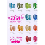 DM Diamond Neon Cat Eye Collection - #01 - #24 - OceanNailSupply