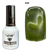 DM Glass Bead Cat Eye - #15 - OceanNailSupply