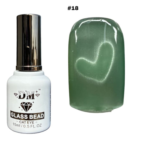 DM Glass Bead Cat Eye - #18 - OceanNailSupply