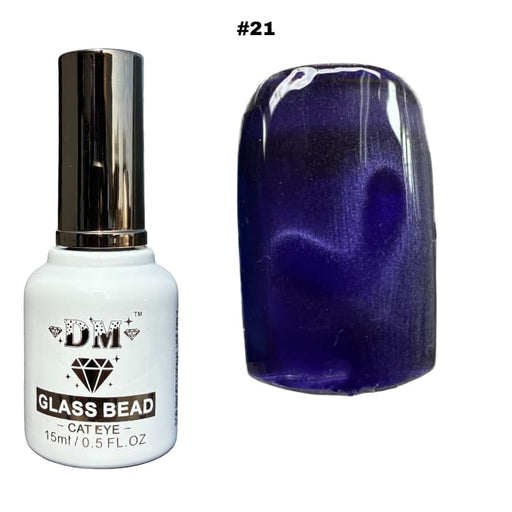 DM Glass Bead Cat Eye - #21 - OceanNailSupply