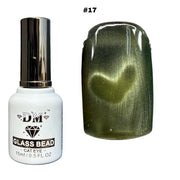 DM Glass Bead Cat Eye Collection - #01 - #36 - OceanNailSupply