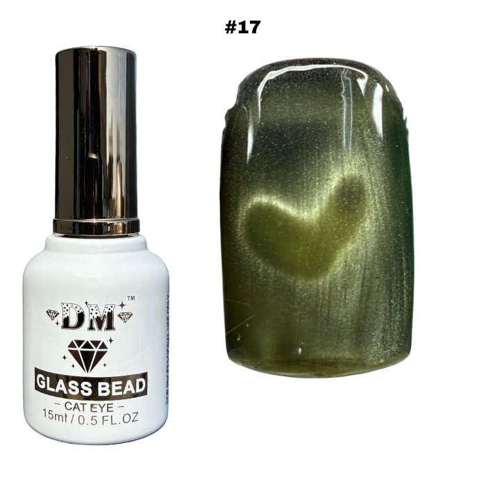 DM Glass Bead Cat Eye Collection - #01 - #36 - OceanNailSupply