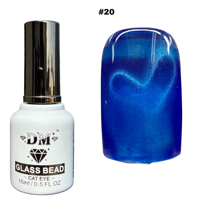 DM Glass Bead Cat Eye Collection - #01 - #36 - OceanNailSupply