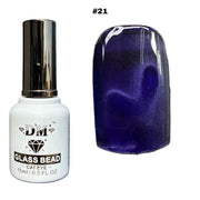 DM Glass Bead Cat Eye Collection - #01 - #36 - OceanNailSupply