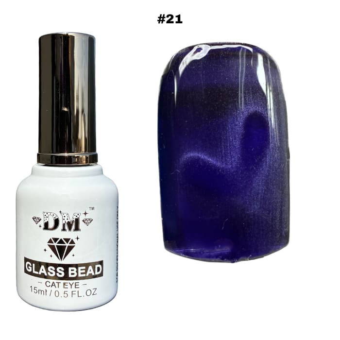 DM Glass Bead Cat Eye Collection - #01 - #36 - OceanNailSupply