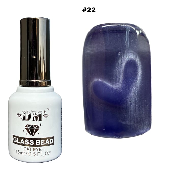 DM Glass Bead Cat Eye Collection - #01 - #36 - OceanNailSupply