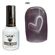 DM Glass Bead Cat Eye Collection - #01 - #36 - OceanNailSupply