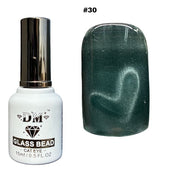 DM Glass Bead Cat Eye Collection - #01 - #36 - OceanNailSupply