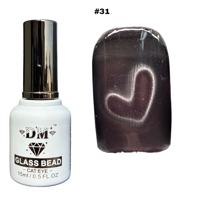 DM Glass Bead Cat Eye Collection - #01 - #36 - OceanNailSupply