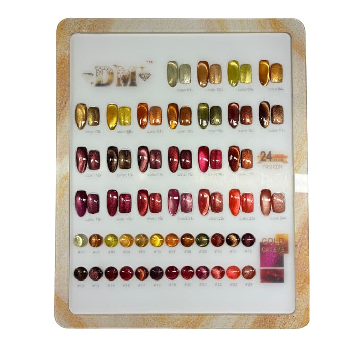 DM Gold Cat Eye - #1 - OceanNailSupply