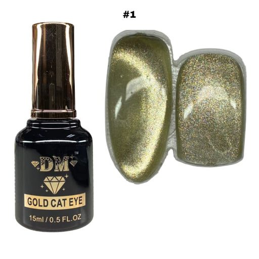 DM Gold Cat Eye - #1 - OceanNailSupply