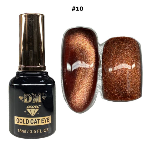 DM Gold Cat Eye - #10 - OceanNailSupply