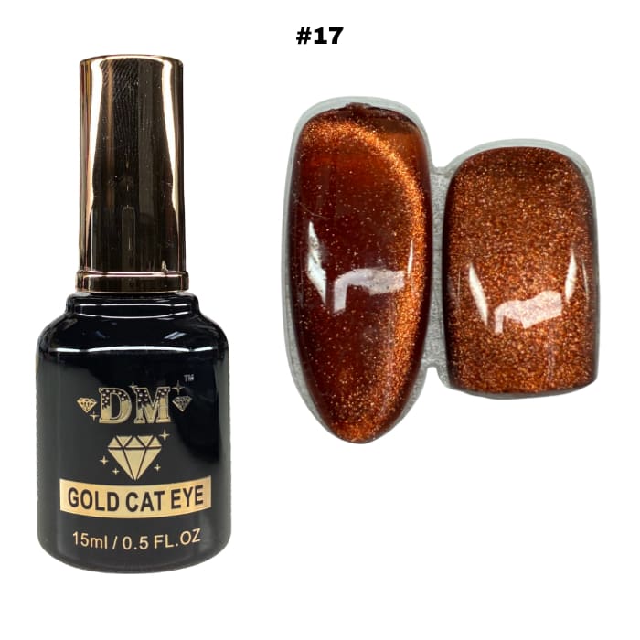 DM Gold Cat Eye - #17 - OceanNailSupply