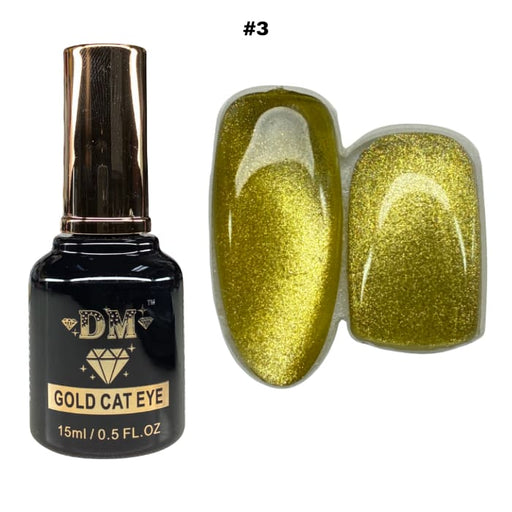 DM Gold Cat Eye - #3 - OceanNailSupply