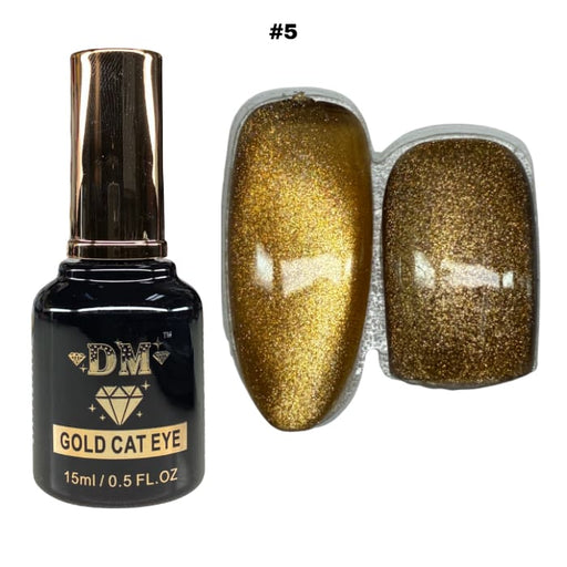 DM Gold Cat Eye - #5 - OceanNailSupply