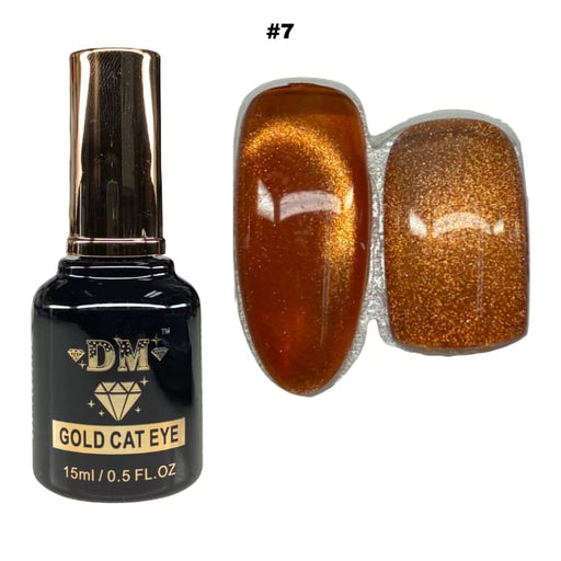 DM Gold Cat Eye - #7 - OceanNailSupply