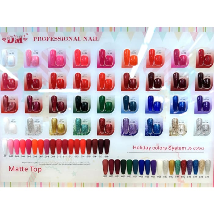 DM Holiday Collection - #01 - #36 - OceanNailSupply