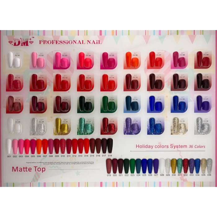DM Holiday Collection - #01 - #36 - OceanNailSupply