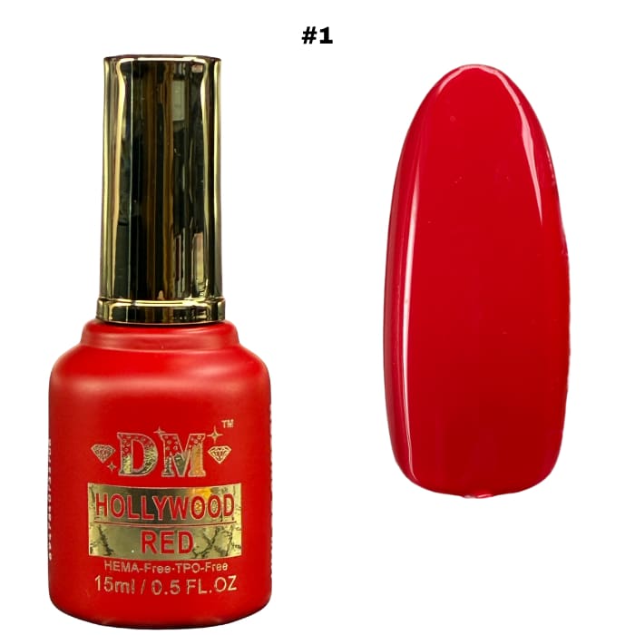DM Hollywood Red Collection #01 - #36 (HEMA + TPO Free) - OceanNailSupply