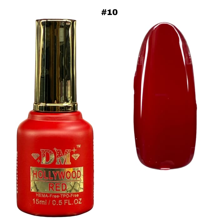 DM Hollywood Red Collection #01 - #36 (HEMA + TPO Free) - OceanNailSupply