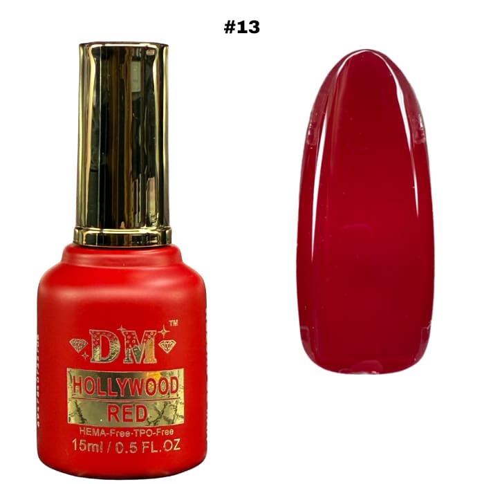 DM Hollywood Red Collection #01 - #36 (HEMA + TPO Free) - OceanNailSupply