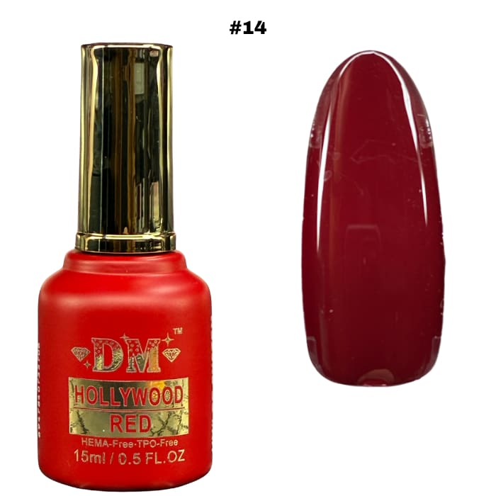 DM Hollywood Red Collection #01 - #36 (HEMA + TPO Free) - OceanNailSupply