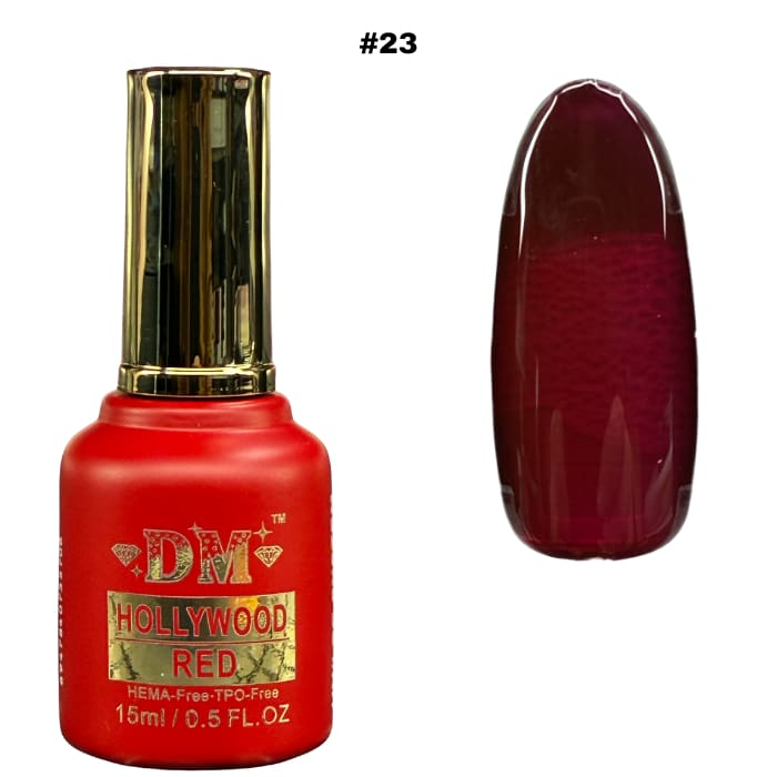 DM Hollywood Red Collection #01 - #36 (HEMA + TPO Free) - OceanNailSupply