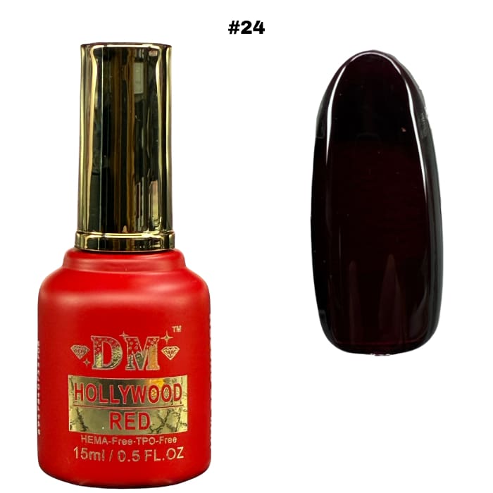 DM Hollywood Red Collection #01 - #36 (HEMA + TPO Free) - OceanNailSupply