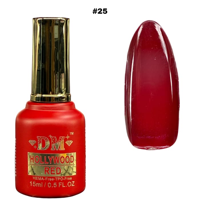 DM Hollywood Red Collection #01 - #36 (HEMA + TPO Free) - OceanNailSupply